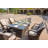 Lockehaven 6 - Person Wicker Patio Dining Set with Rectangular Table , Cushions Included