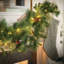 Artificial 9' LED Mixed Pine Christmas Garland with Pinecones, Green