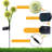 Green Low Voltage Solar Powered Integrated LED Pathway Light Pack