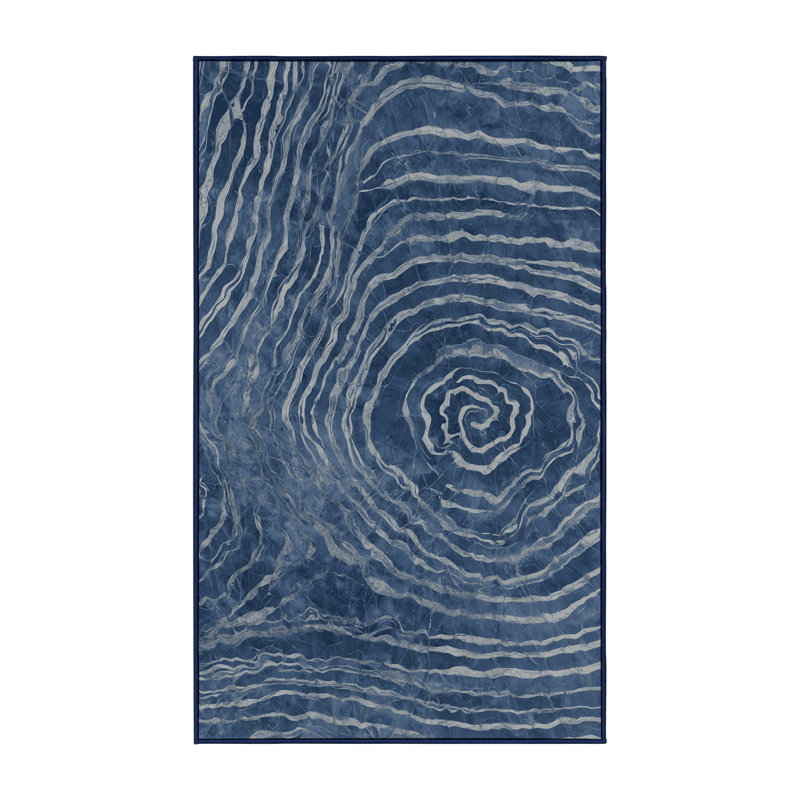 Tapis gris lavable à la machine, Rectangle 7 pi x 10 pi