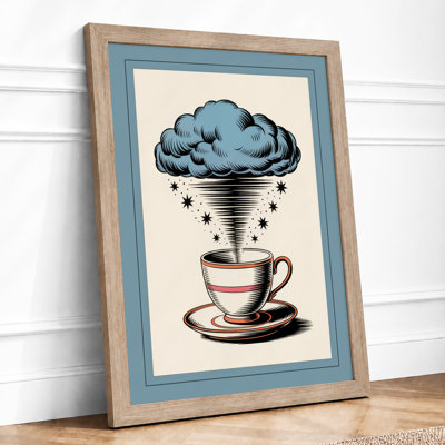Teacup Tornado Surrealism - Print