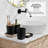 Complete 11 Piece Bathroom Accessory Set with Bamboo Accents, Trash Can, Toilet Brush & 5 Shower Caddies Included-124010466
