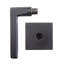 Bravura 839-7 Delray Privacy Lever on  Square Contemporary  Rose in Oil Rubbed Bronze