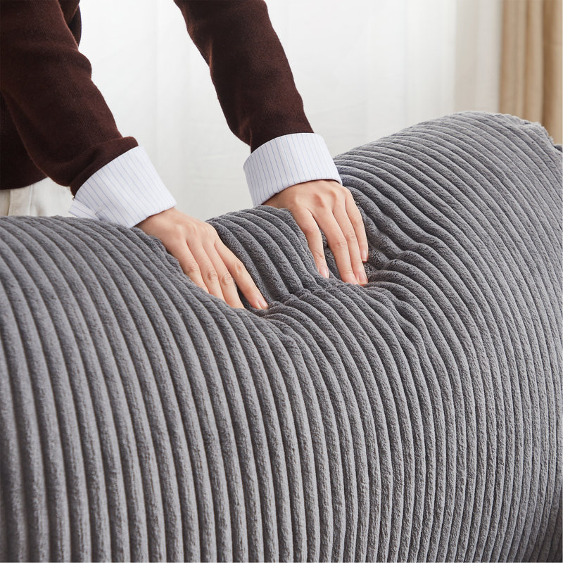 Canapé-lit inclinable de 79,13 pouces Comfy, Gris