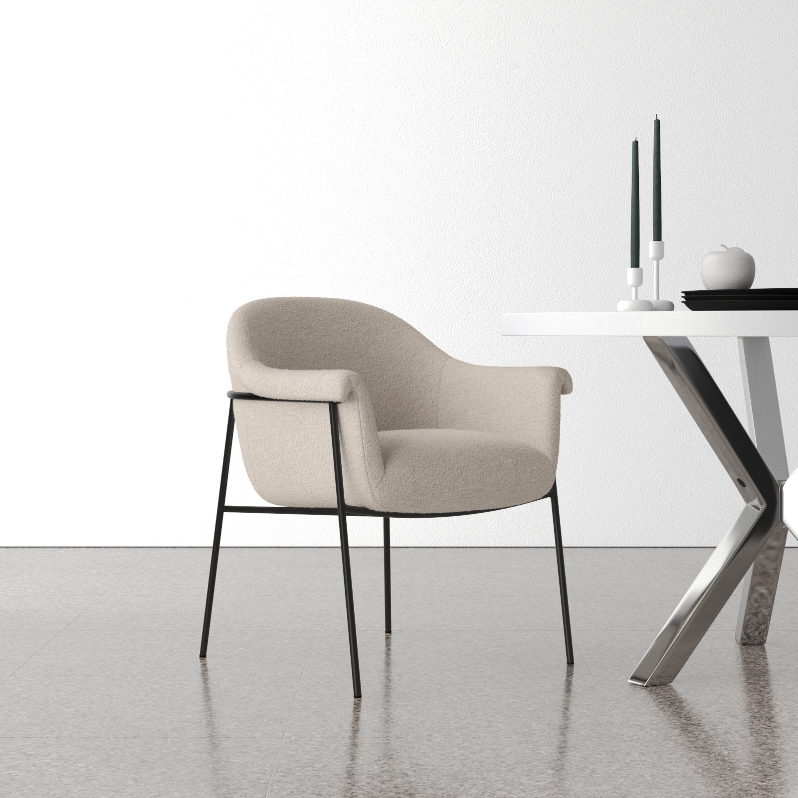Mythos 19.75'' H Upholstered Armchair