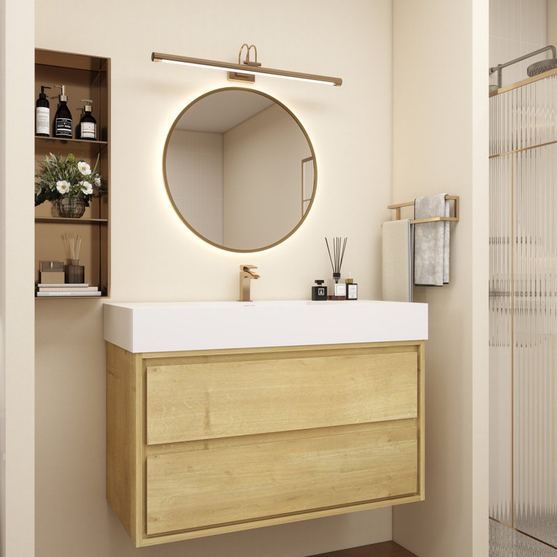 Victoria 42''Bathroom Vanity Base, Light Oak