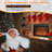 23 in. Electric Fireplace Insert with 3 Brightness Levels, Timer, Overheating Protection, Flame and Heat Work Separately