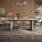86.61"Italian high-end rectangular stone slab dining table-845372541