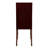 Brown Wooden Dining Chair With Velvet Cover-2040675550