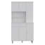 Tigard 1-Shelf 1-Drawer Pantry Cabinet -111835916