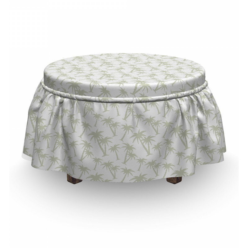 Box Cushion Ottoman Slipcover