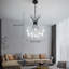 Tête de lampe de style lustre moderne en cristal 13 lumières à hauteur réglable G4