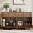 55.1” W Sideboard With 4 Cabinets, Buffet Cabinet With 4 Drawers, Large Storage Space(Set Of 2)-731574760