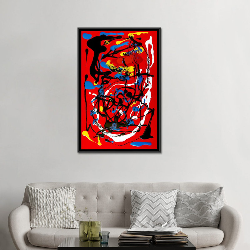 «Voyage», impression sur toile, H 26 po x l 18 po x P 1,5 po, Toile encadrée noire, Pas de tapis