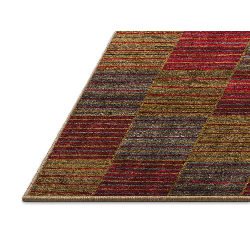 Abstract Indoor Rug, Rectangle 7' x 9'