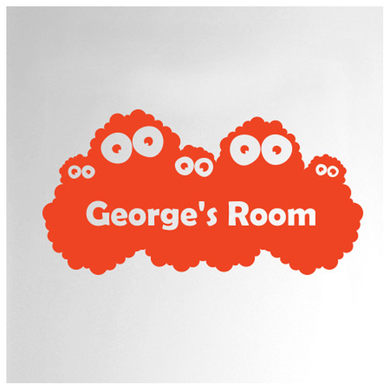 Wall Decal, Orange