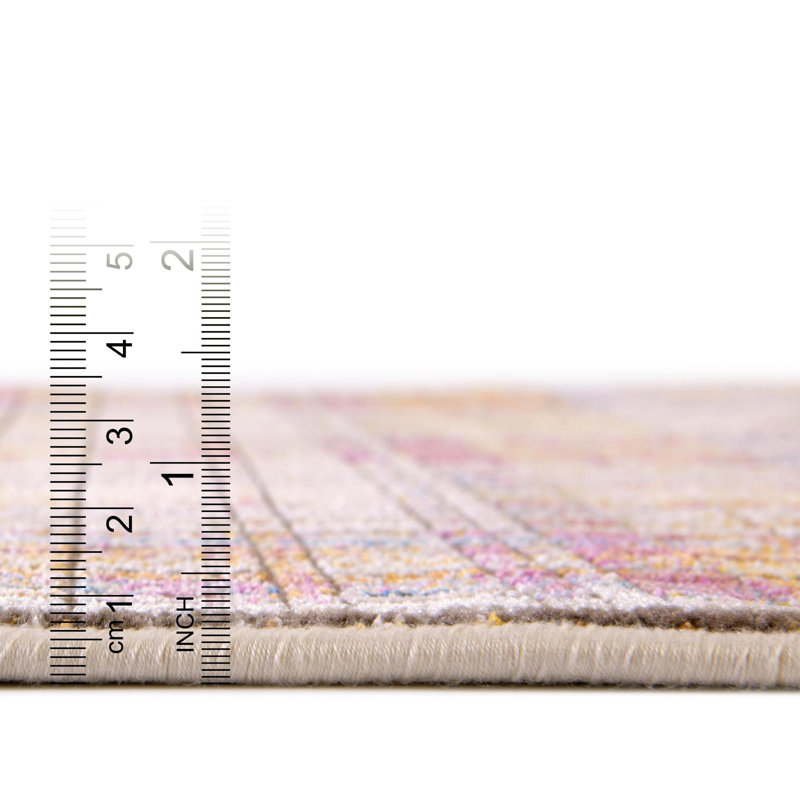 Tapis tartan foncé Gracie Oaks, Tapis de couloir 2 pi 6 po x 12 pi