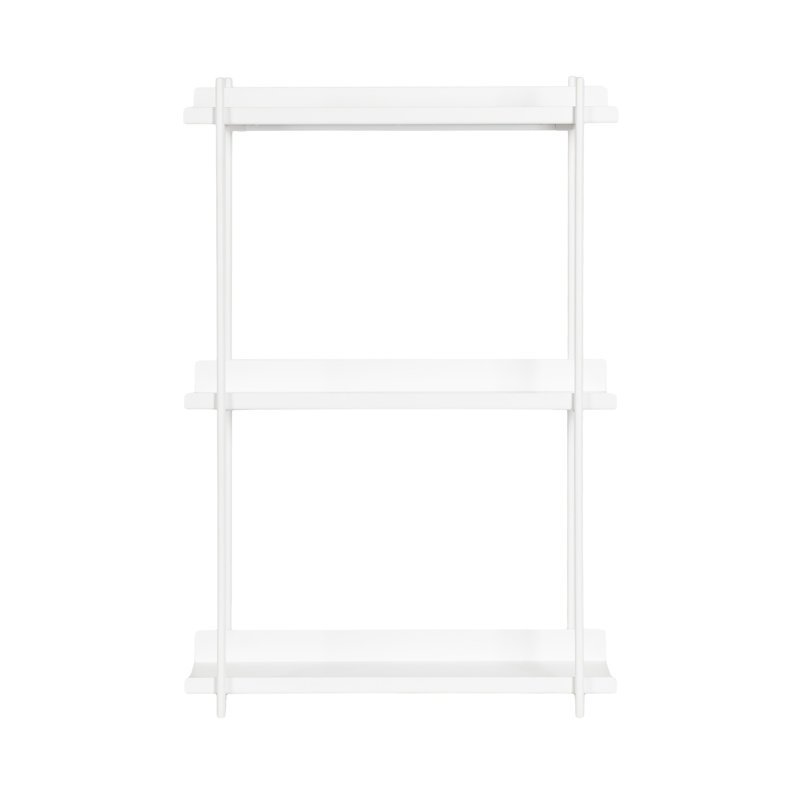 Bellamy 3 Piece Metal Floating Shelf, White