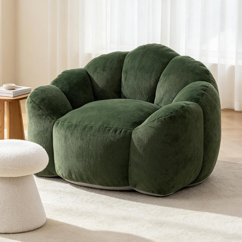 Fauteuil à billes 43,7 po Lotus, Vert