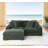 Broughton Modular Corduroy Sectional-1110932925