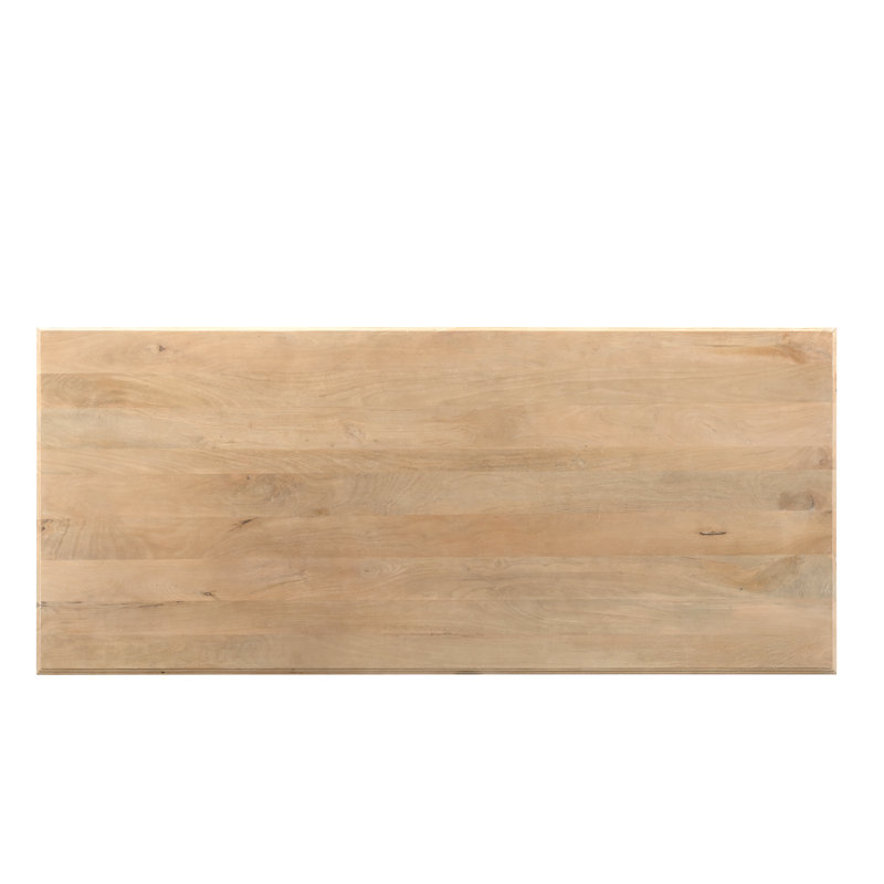 Josiane Solid Wood Dining Table, Natural, 42" W x 96" L