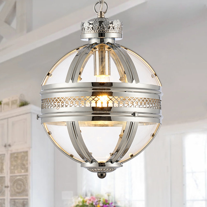Luminaire suspendu sphère 1 lumière Mandiagi