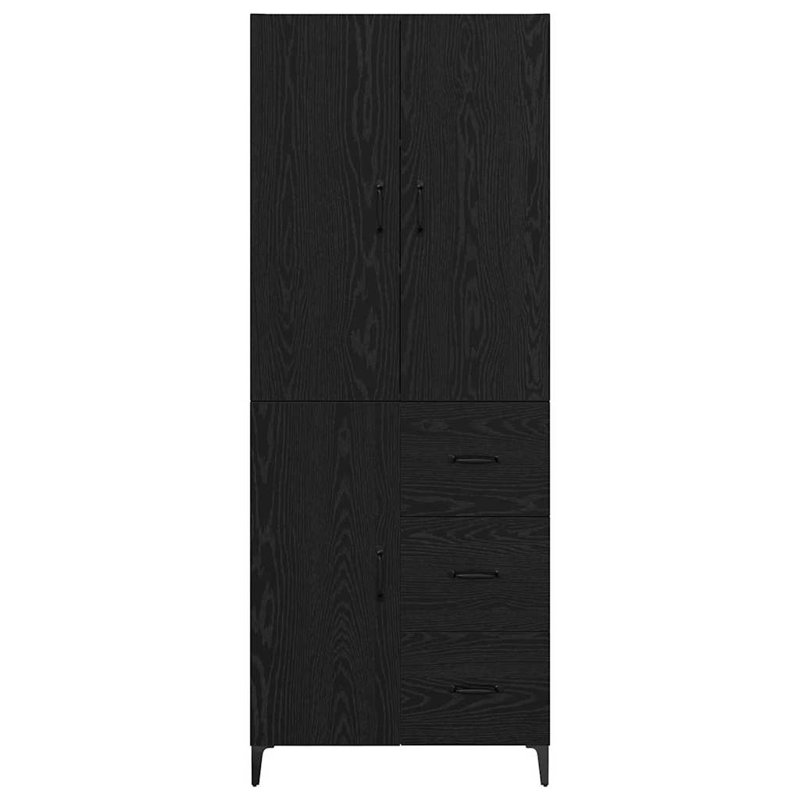 69.5cm Sideboard, Black Oak