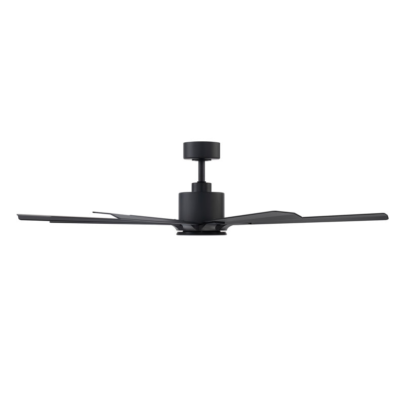Size Matters 8-Blade Smart Ceiling Fan, 56", Yes, Matte Black