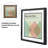 Adiyan Square Record Vinyl Art Cover Frame - 15X15 - Black
