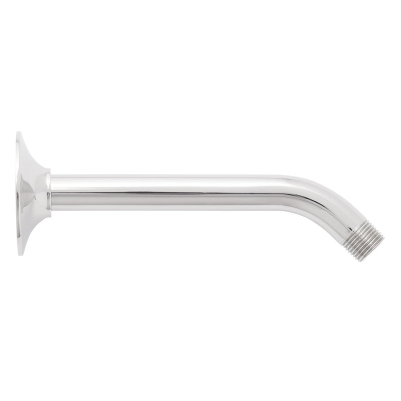 8" Standard Shower Arm with Flared Flange, Chrome