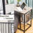 Jumelle C Table, storage end table, nightstand with drawer, modern side table-638387860