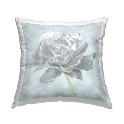 Coussin décoratif imprimé Sublime Peony Bloom par Wellington Studio