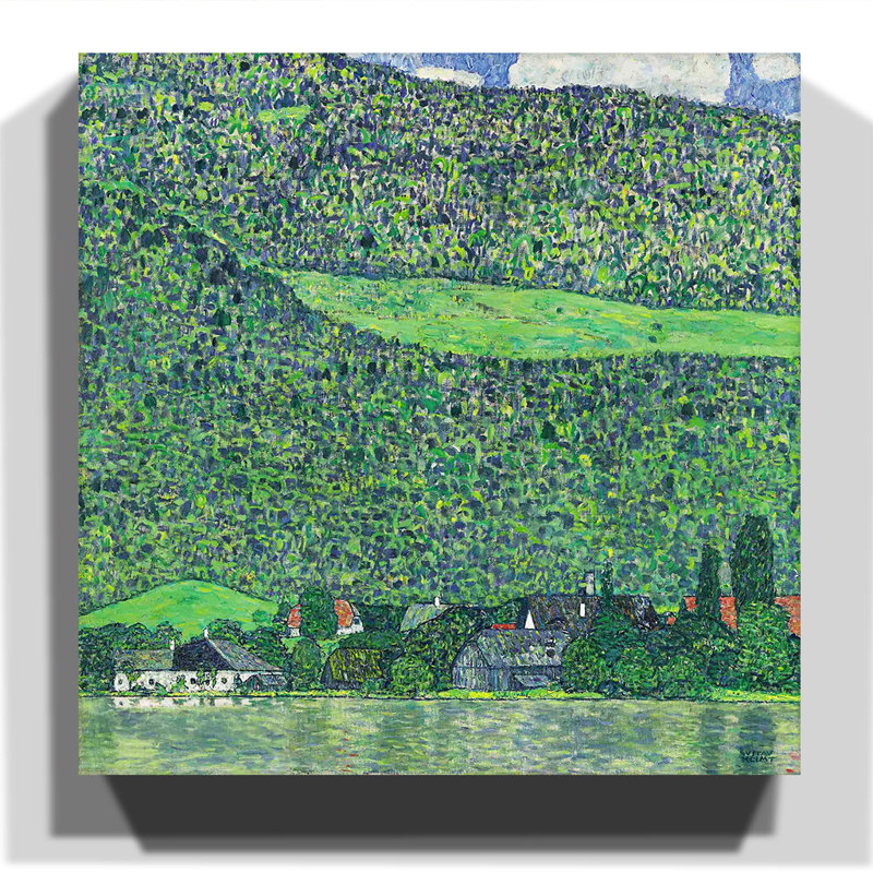 Gustav Klimt - Wrapped Canvas Painting, 50cm H x 50cm W