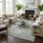 Corisande Wool and Viscose Oriental Indoor Rug-1066717097