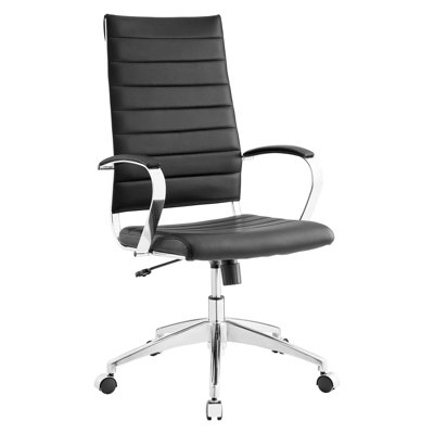 Modway Vinyl Jive Ribbed High Back Executive Office Chair