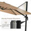 Parasol en porte-à-faux 9 pi avec base Servan Servan-714940070-681010971