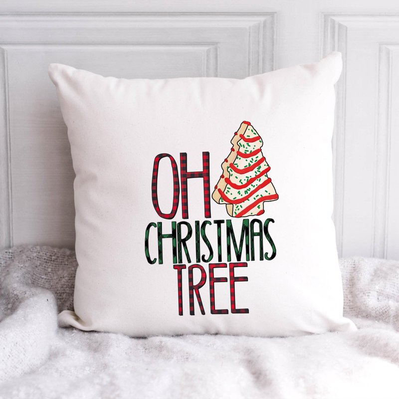 Noël - Coussin décoratif inclus, 16 po x 16 po