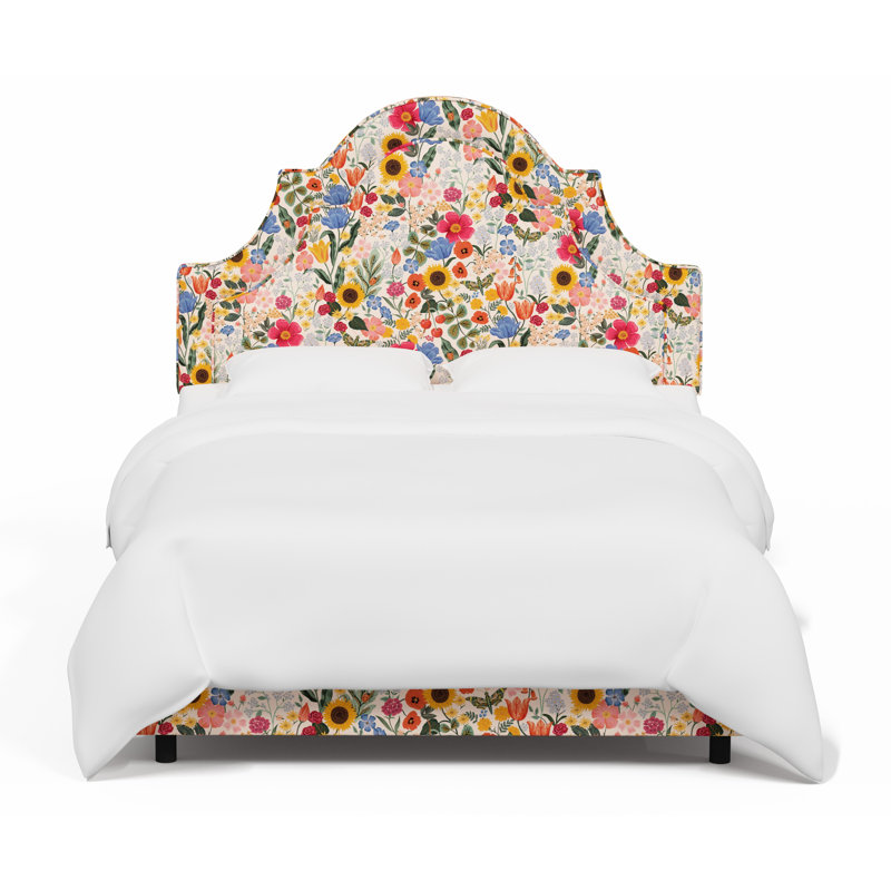 Rifle Paper Co. x Cloth & Company Marion Bed, Full, Rpc Blossom Blush Linen
