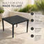Table de salle à manger d'extérieur 40 po avec trou pour parasol