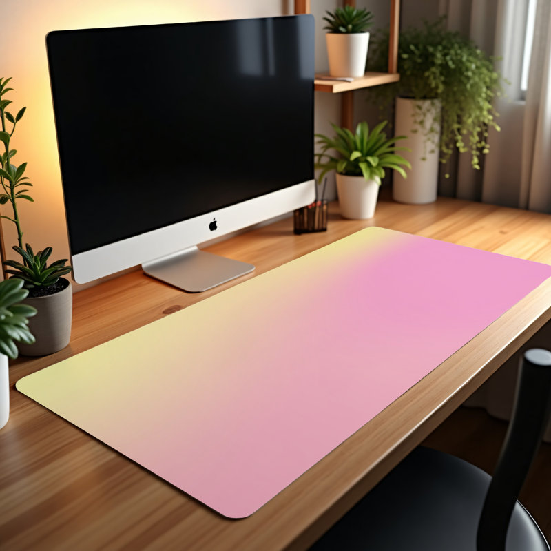 Polyester Desk Pad, 31.5x15.5