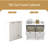 Solid Wood Cabinet Trash Can