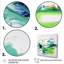 «Green Abstract Ink Expression III», art mural abstrait-708266327-708266325