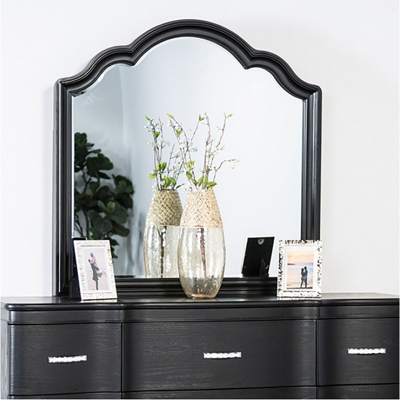 Praitte Dresser Mirror, Black