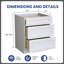 15 po X P 21 po P x 34,5 po Armoire de salle de bain H