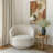 Modern Bouclé Swivel Accent Chairs