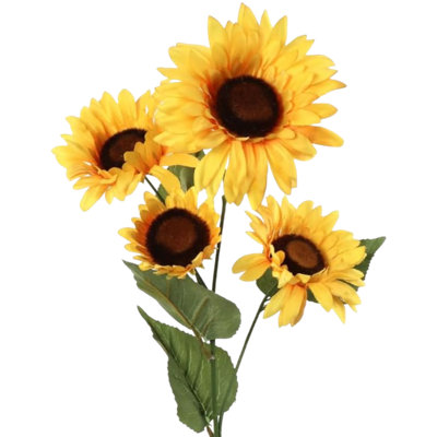 26" Sunflower Spray - 4 Pack