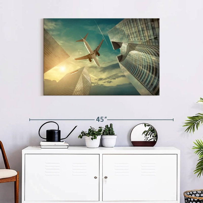Mehar High Flight Aircraft, 24" H x 36" W