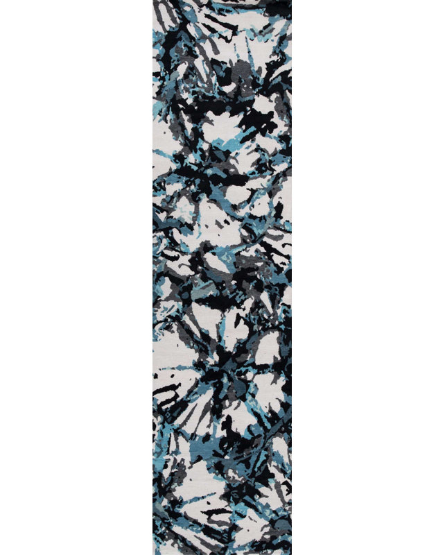 Contemporary Wool Abstract Area Rug, Rectangle 12' x 15'