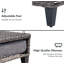 Defrates Outdoor Wicker Loveseat