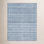 Sanura Blue Hand-Tufted Plaid Wool Rug